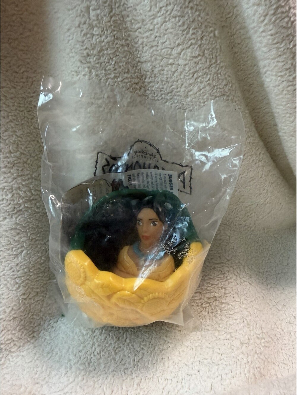 Burger King Kids Club Disney Pocahontas Hide 'N Seek Finger Puppet Vintage 1995